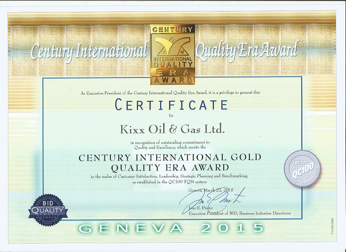 Century International Quality Era Gold Award, Geneva